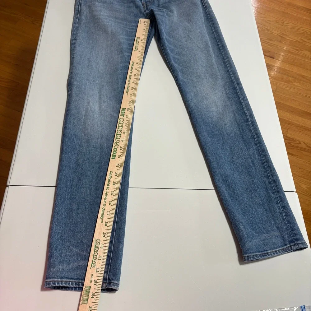 J Crew 484 Slim Fit Jeans Mens 32x34 Blue Medium Wash Stretch Denim Pants Preppy